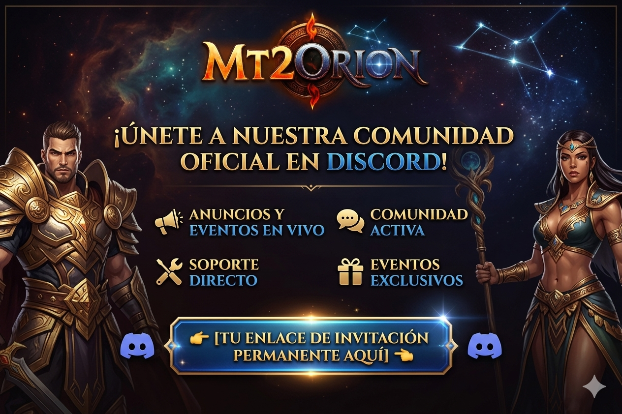 Únete a MT2Orion en Discord